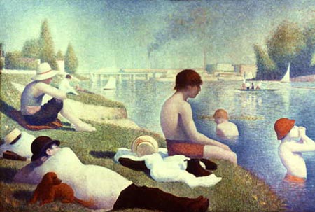 Bathing at Asnieres, by Seurat
